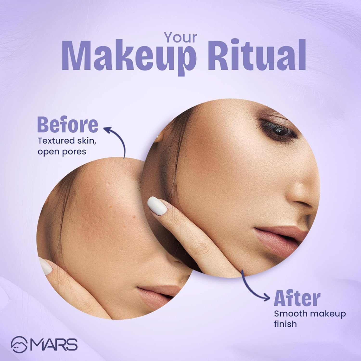 MARS Zero Face Primer | Silicone Based Gel | Blurs Pore & Controls Oil for a Radiant Complexion | Smoothens Out The Skin | Controls Oil (25ml) - Image 2